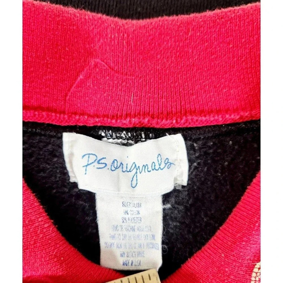 Vtg Ugly Christmas Sweatshirt Sweater Granny Grandma Heralding Angels LG… - Picture 6 of 6